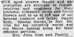 Daniel Kish- Obituary